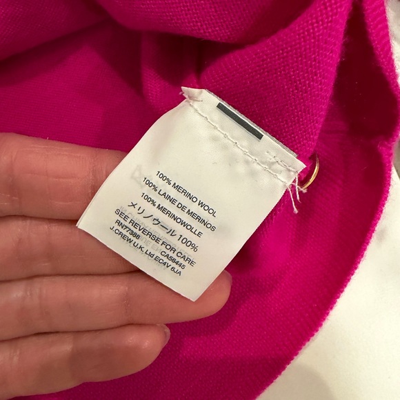 J. Crew Vibrant Pink Button-Up Cardigan - Picture 5 of 6